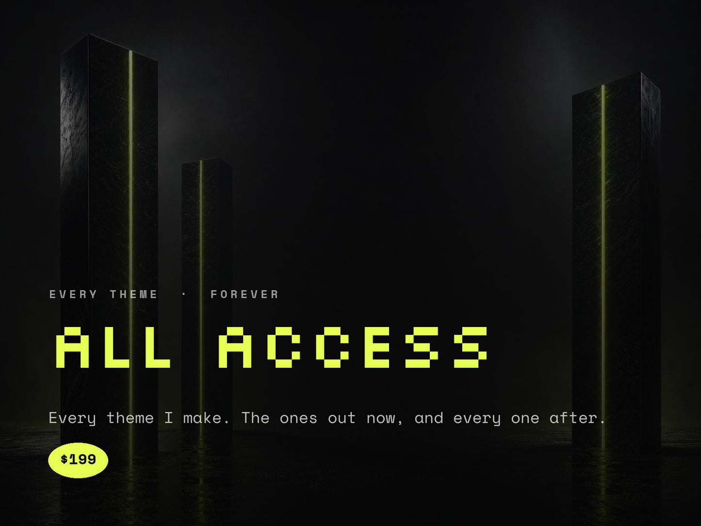 All Access, every theme, $199