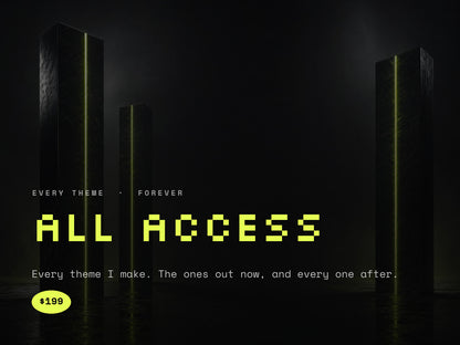 All Access, every theme, $199