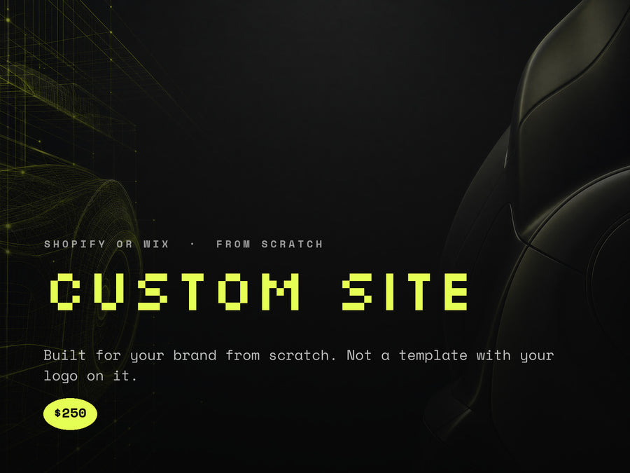 Custom Website Build (Shopify / Wix)