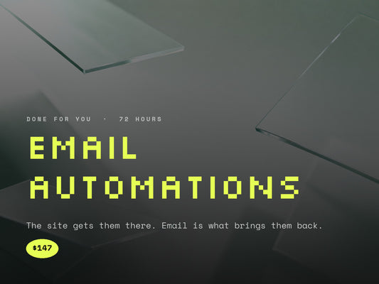 Email Automations, $147